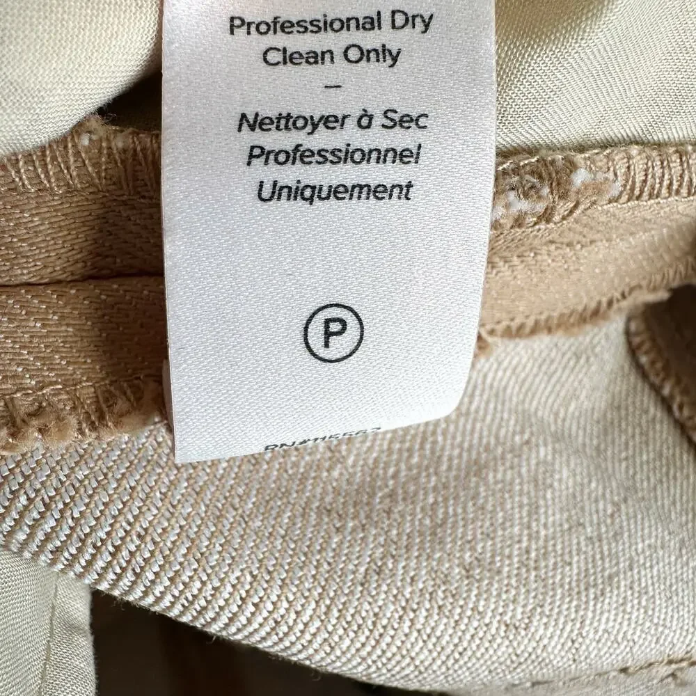 Cinq à Sept Dennis High-Waisted Cropped Pants Sahara Size 0